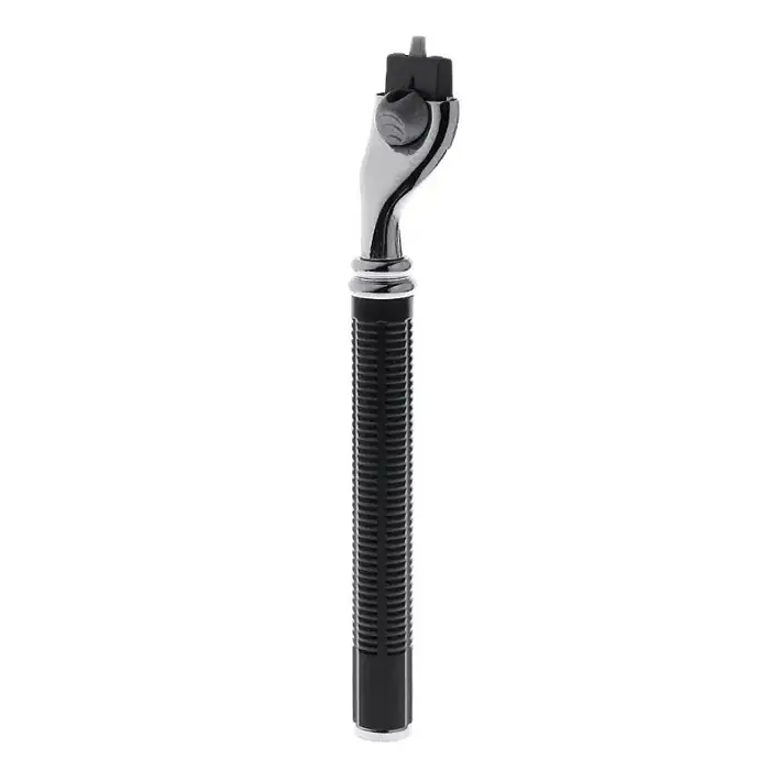 Rasoir de sécurité à rotation manuelle pour hommes, trois couches, sans lames, coupe de la barbe, du