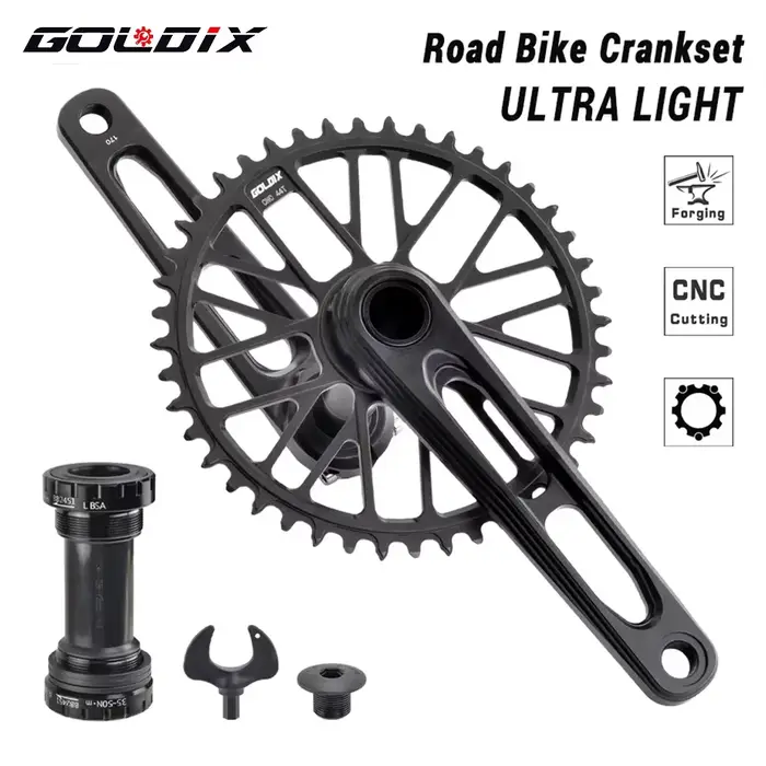 GOLDIX CNC manivelles de route bras pédalier de vélo BSA BB92 gravier manivelle de route 170/175mm c