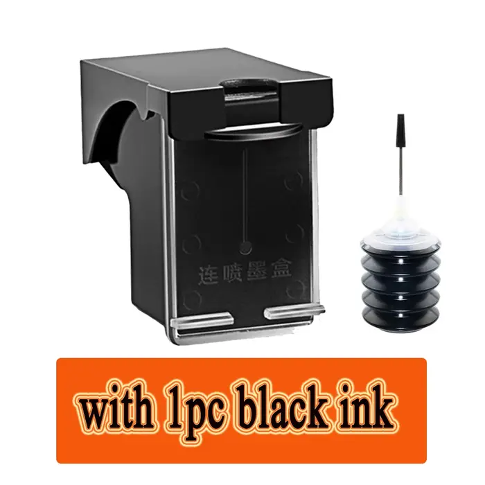 Cartouche d'encre rechargeable noire 305 XL pour imprimantes HP DeskJet Plus séries 4121 4122 4130 4