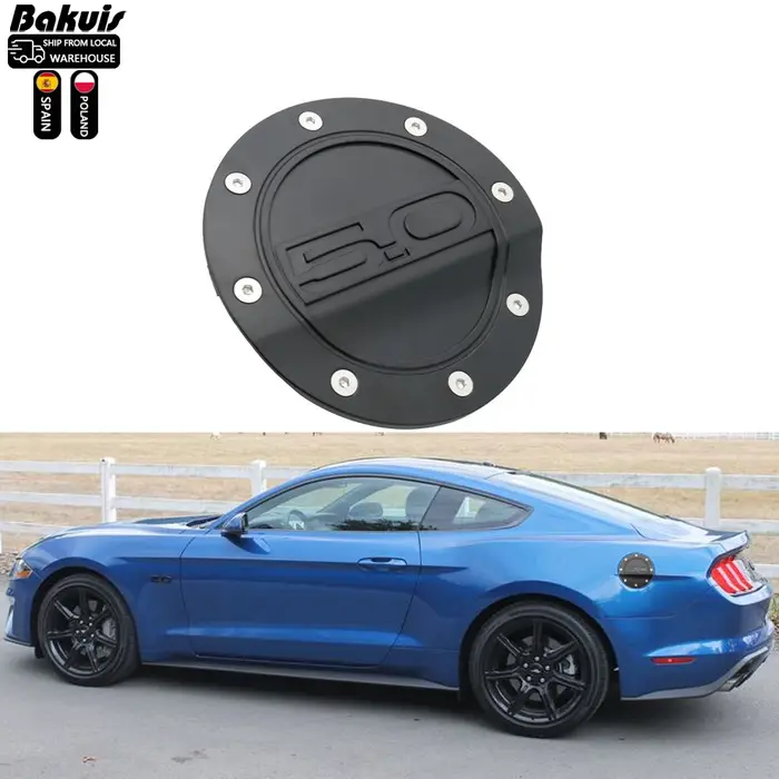 Couvercle de porte de remplissage de carburant pour Ford Mustang GT 5.0 2015 – 2019, bouchon de rése