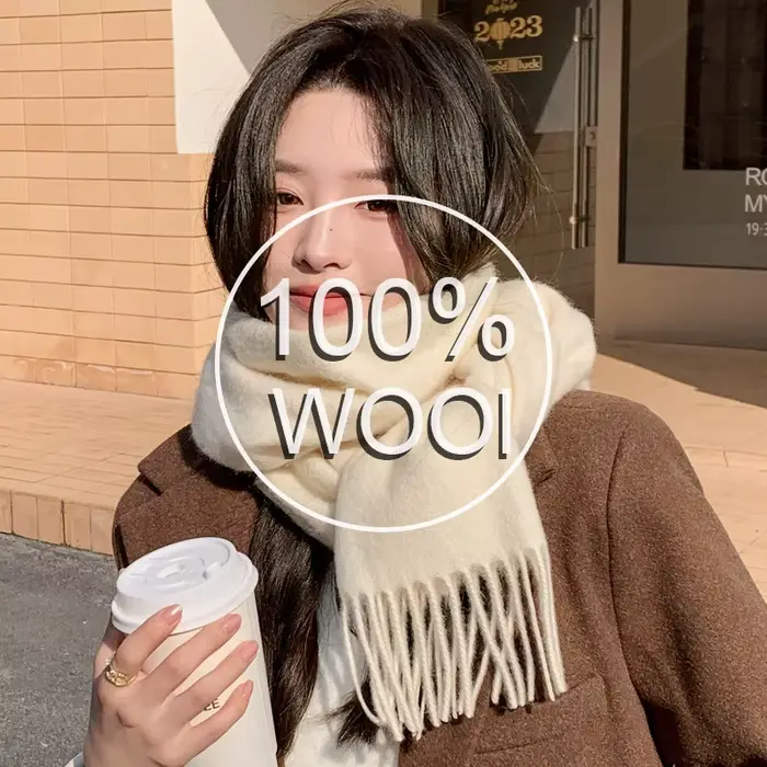 Luxe 100% laine écharpe femmes solide hiver cachemire mouchoir chaud Pashmina femme dame châle Hijab