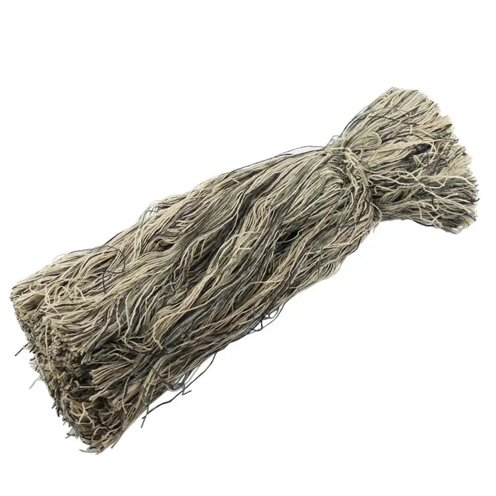 Fils synthétiques camouflage VULPO - Bobines toile de jute pour réparation ghillie suit chasse bricolage