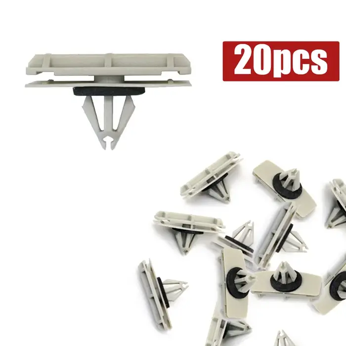 Clips de Moulage Évasés pour Garde-boue de Voiture, Attache, Rivet, Retenue, Gris, Accessoires pour 
