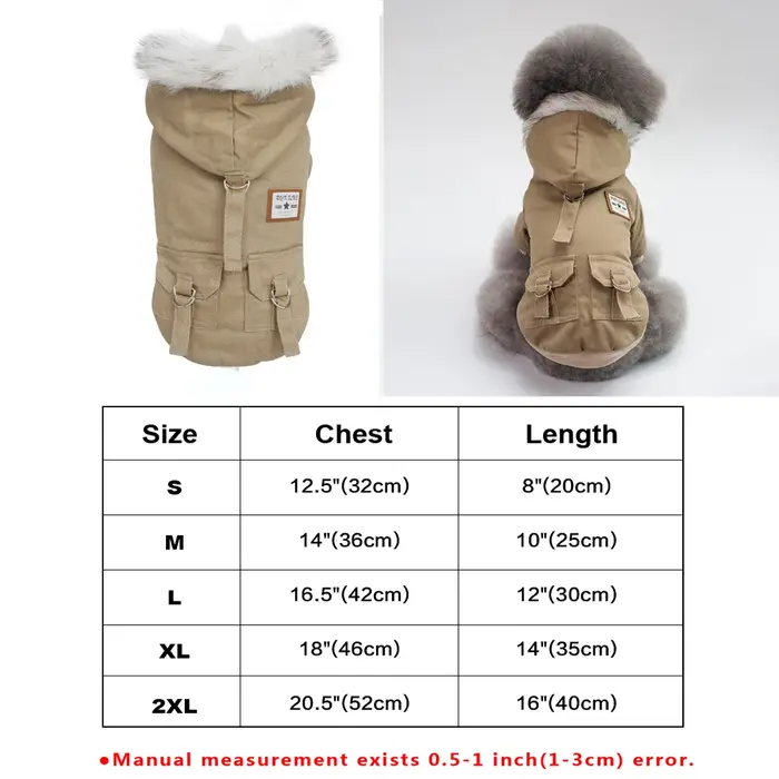 Veste en cuir pour chien Cool, manteau chaud d'hiver pour animaux de compagnie, tenue bouledogue fra