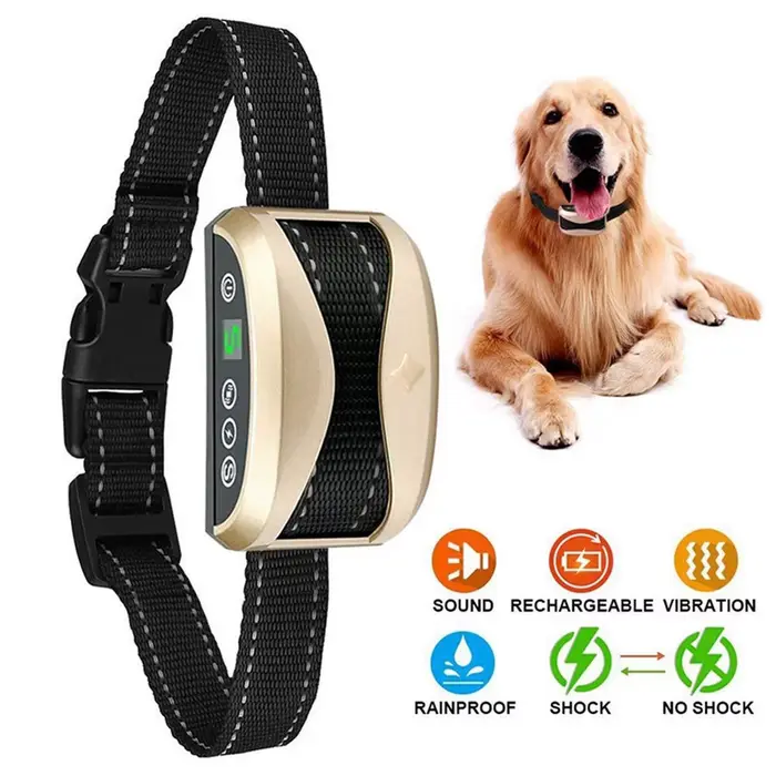 Collier de contrôle anti-aboiement pour chien