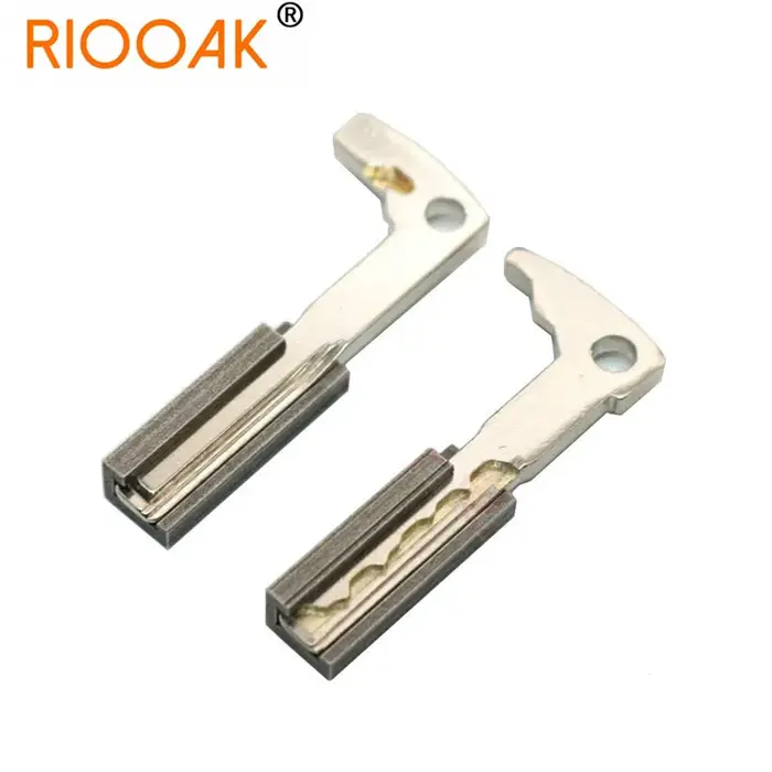 Pince de fixation pour tissus de duextrêmes de machine à clé, coupe de clé vierge, pièces de rechang