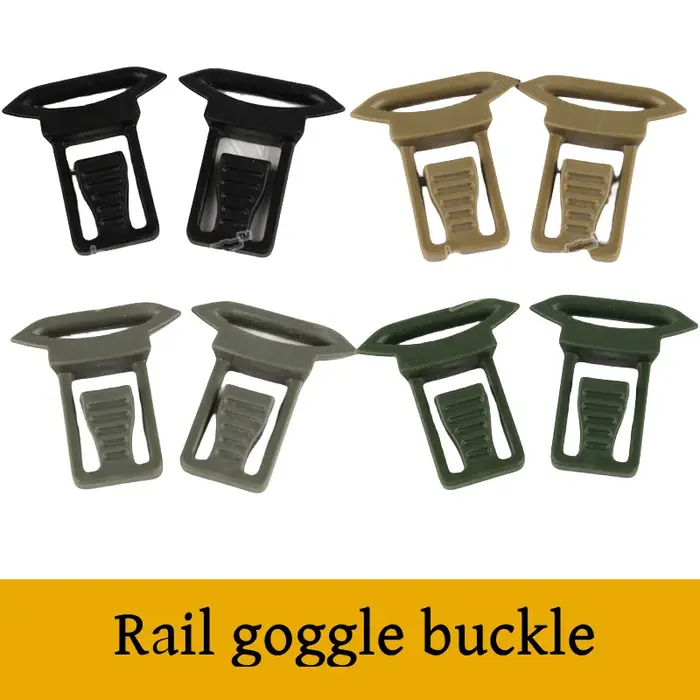Rail guide montage pour casque paintball - Accessoire portable fixation miroir rail camping chasse