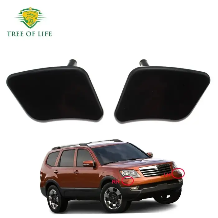 Pour KIA Borrego Mohave 2008-2016 pare-chocs avant phare laveuse buse couvercle capuchon boîtier Bas