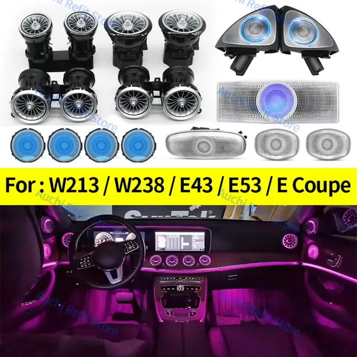 Haut-parleur Tweeter rotatif 3D, 64 couleurs, pour Mercedes Benz W213 classe E coupé AMG E43 E53 E25