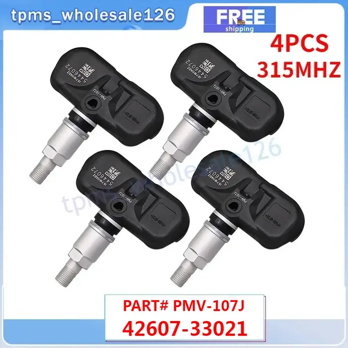 PMV-107J 42607-33021 TPMS Capteur de Pression de Voiture 4PCS 315 Z successifs Pour Toyota Camry Hig