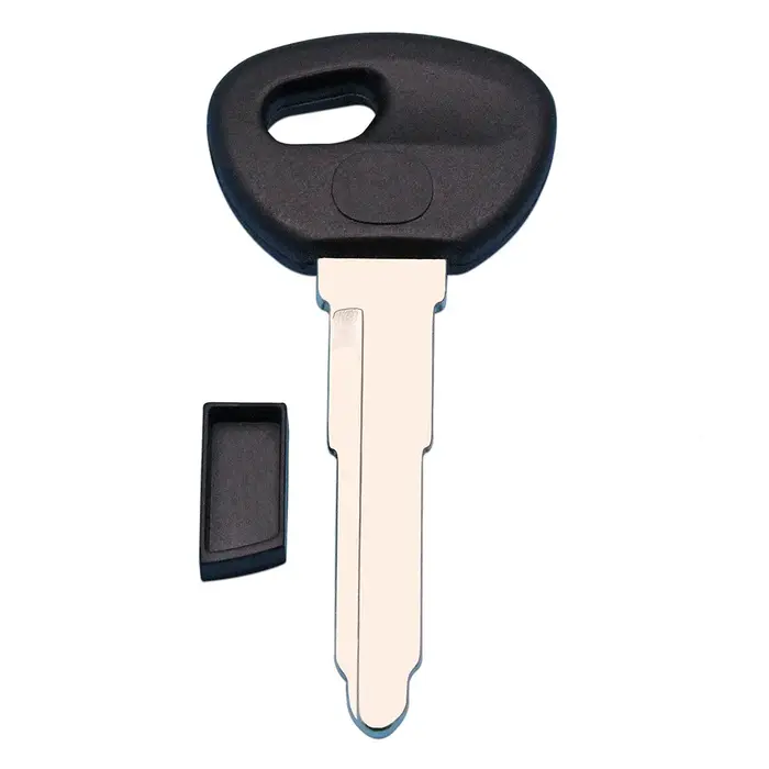 10 pièces transpondeur de voiture clé puce fente porte-clés avec lame de clé MAZ24 pour Mazda 2 3 5 