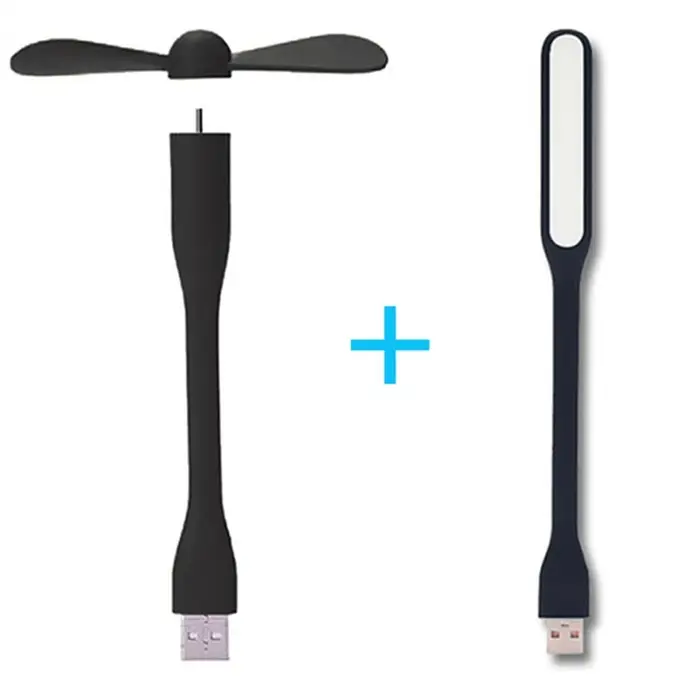 Mini ventilateur USB créatif Portable, ventilateur de refroidissement Flexible et pliable et lumière