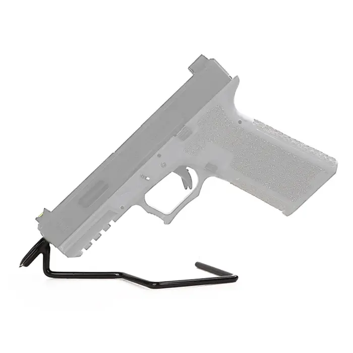 Stand de présentation en acier inoxydable pour pistolets airsoft et armes à feu à offrir pour collectionneurs et professionnels occasions spéciales