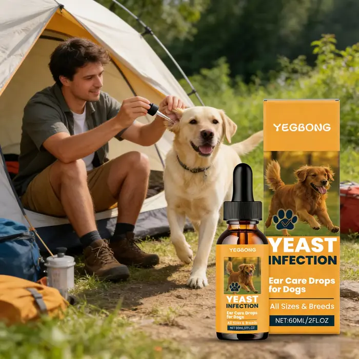 Nettoyant pour oreilles YEGBONG pour chiens, élimine le cérumen, élimine les odeurs, apaise les déma