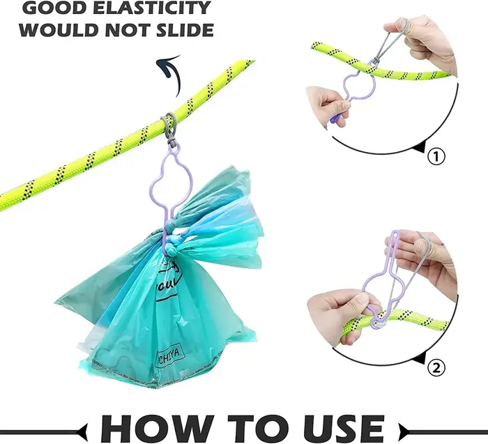 Distributeur de sacs de déchets pour chien mains libres support pour laisse sacs de déchets pour animaux de compagnie accessoires de marche fournitures de nettoyage pour chiens occassions spéciales