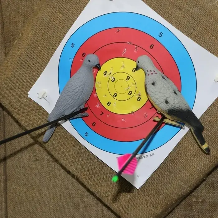 Cible leurre animaux 33WD simulation tir à l'arc - Décoration appât cible pour entraînement chasse et tir