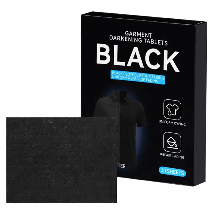 Teinture pour vêtements de couleur noire