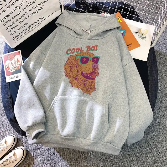 Saucisse chien teckel sweat à capuche pour femme graphique à manches longues haut 2023 anime vêtemen