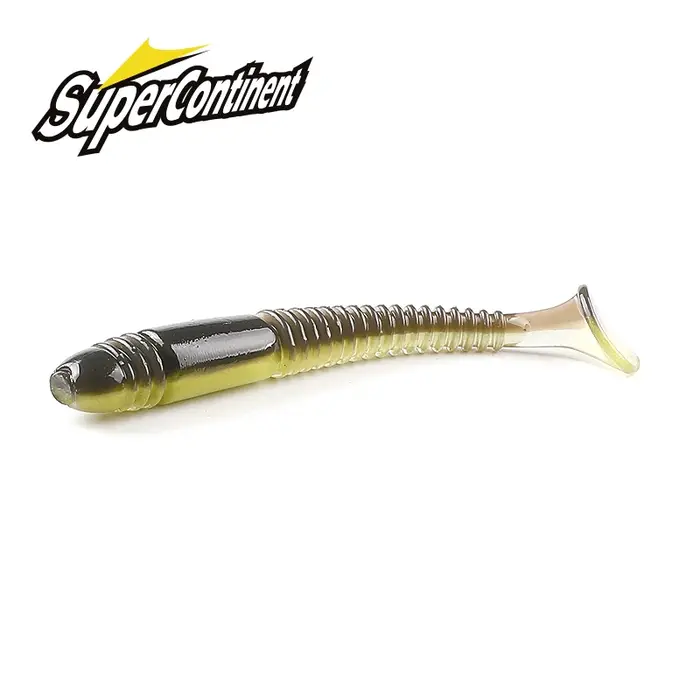 Super Concentinent Swing Impact Ring Shad leurre de pêche doux 8 cm/10 cm appâts Swimbait gabarits l