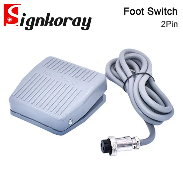 SignkoRay-Commutateur de commande momentanée au pied, pédale d'alimentation électrique pour machine 