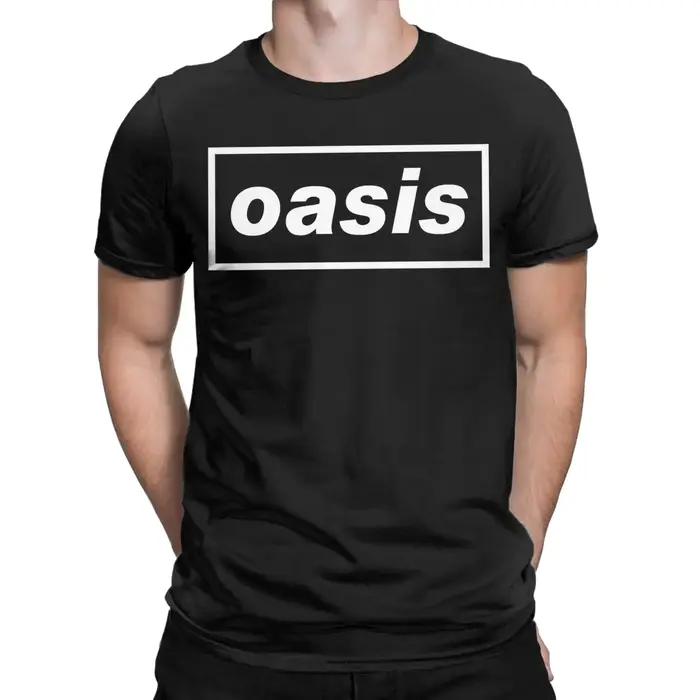 Oasi Live 25 groupe de Rock t-shirt pour hommes femmes nouveauté t-shirts Vintage années 90 Hip Hop 100% coton vêtements