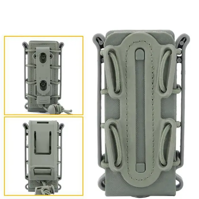 Pochette tactique Molle 9mm pour pistolet, support magnétique avec Clip de ceinture pour Glock 17 19