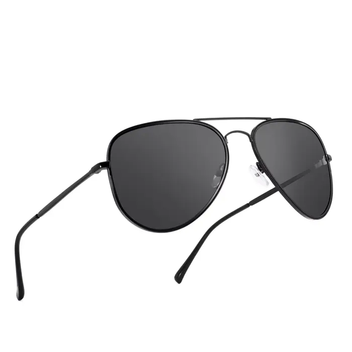 MAXJULI Lunettes de soleil polarisées pour grandes têtes hommes femmes 8123