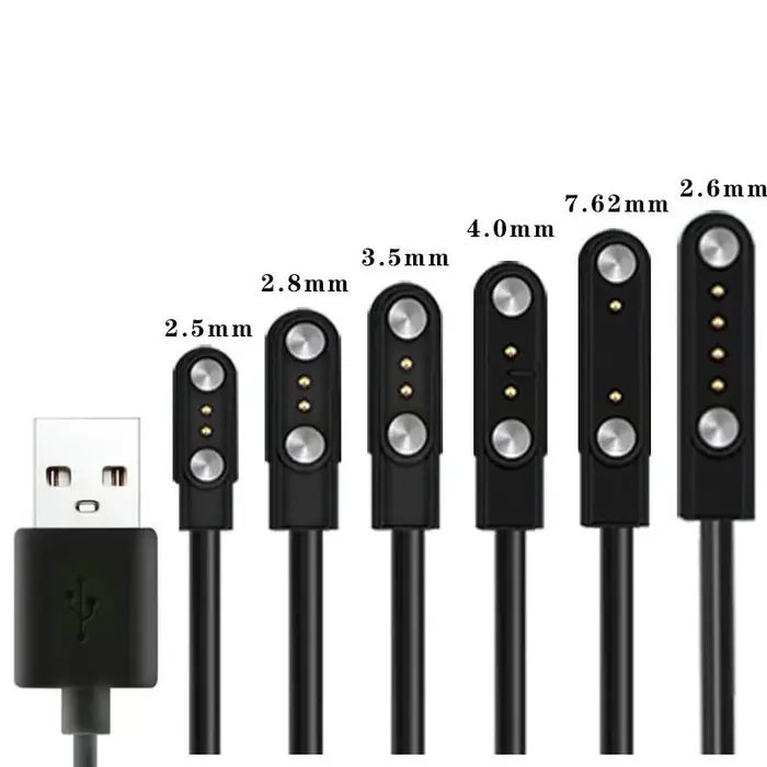 Chargeur dock smartwatch 2 pins 4 pins - Câble charge USB pour montre connectée adulte enfant