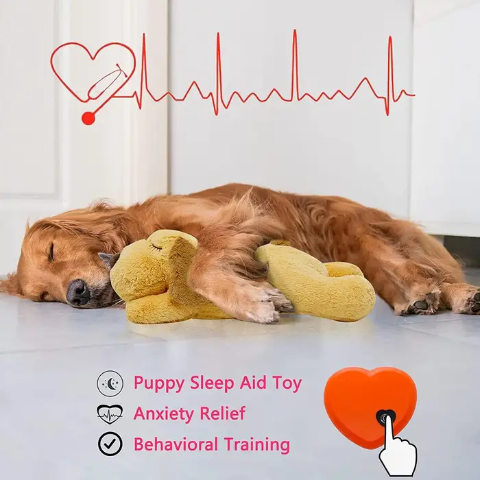 Jouet en peluche Heartbeat pour animal de compagnie