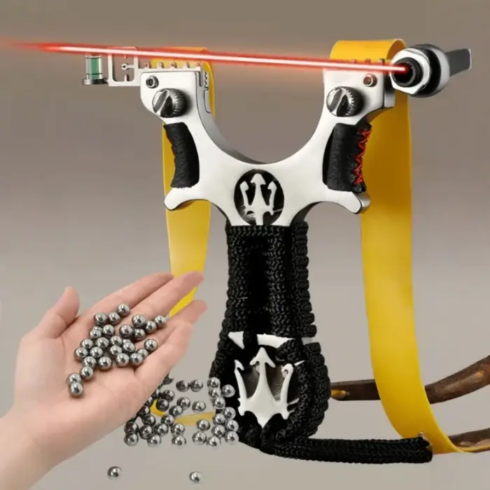 Balles de fronde en acier à haute teneur en carbone pour chasseurs et tireurs, précision et durabilité pour vos activités de tir et chasse