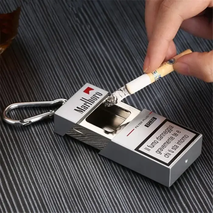 2025 Marlboro nouveau Style cendrier créatif poche Portable Mini
