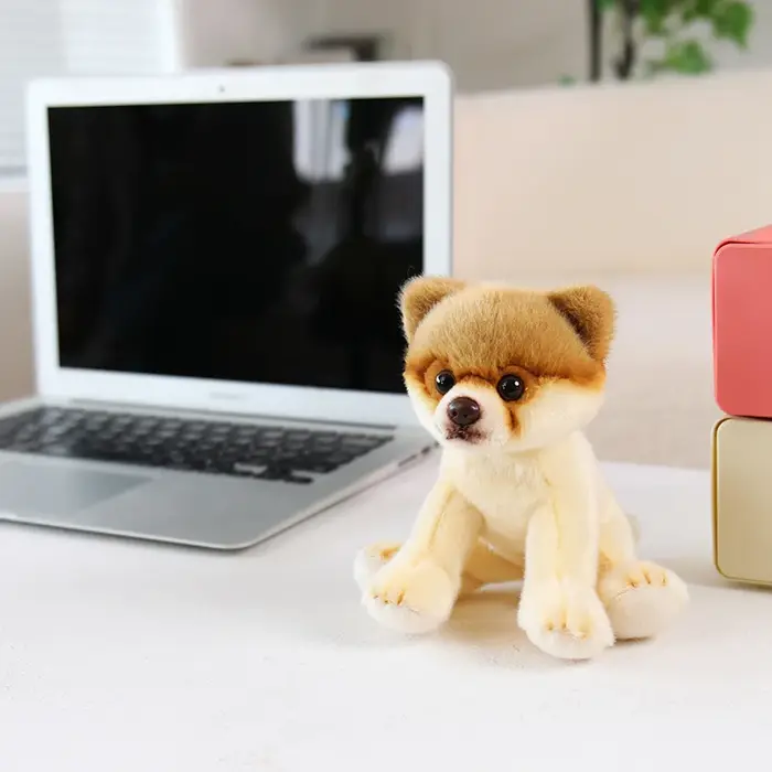 1 pièce, 13 cm, Adorables jouets en peluche Lion, Panda, Chien Dalmatien, Pomeranian, Pug, Caniche, 