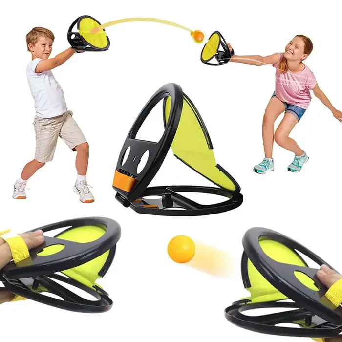 Jeu de capture de balle pour enfant adulte, extérieur, intérieur, Interaction amusante, jouet de Sport sensoriel, entraînement, Coordination œil-main, jouet Parent-enfant