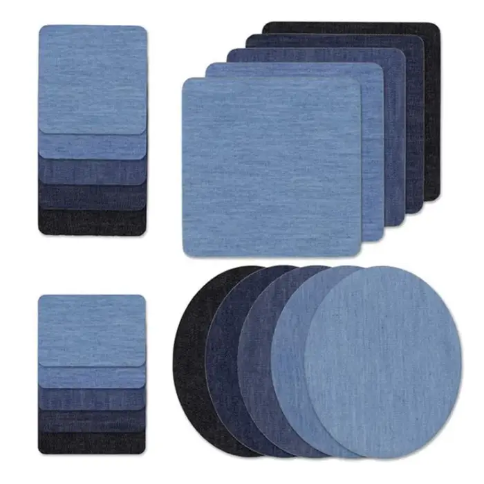 Coudières en tissu fer sur patchs appliquées avec dos de colle pour réparation et personnalisation de vêtements Jean et similaires styles variés occasions spéciales