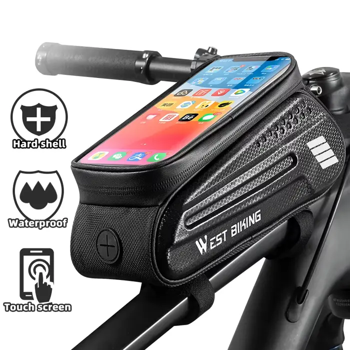 WEST BIKING – sac étanche pour téléphone portable 7.0 pouces, sacoche de cyclisme à écran tactile se