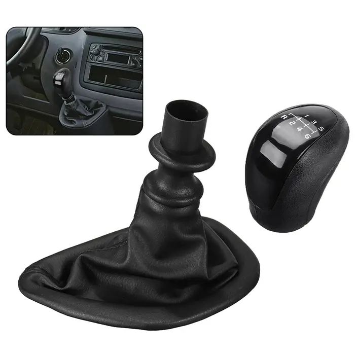 Pommeau de levier de vitesse de voiture à 6 vitesses avec couvercle de botte Gaitor pour Mercedes W6
