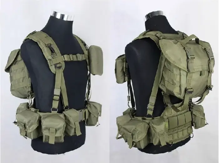 Ensemble tactique russe Smersh doux à Air tactique AK/SVD/VOD/PKM, équipement de Combat arc-en-ciel 