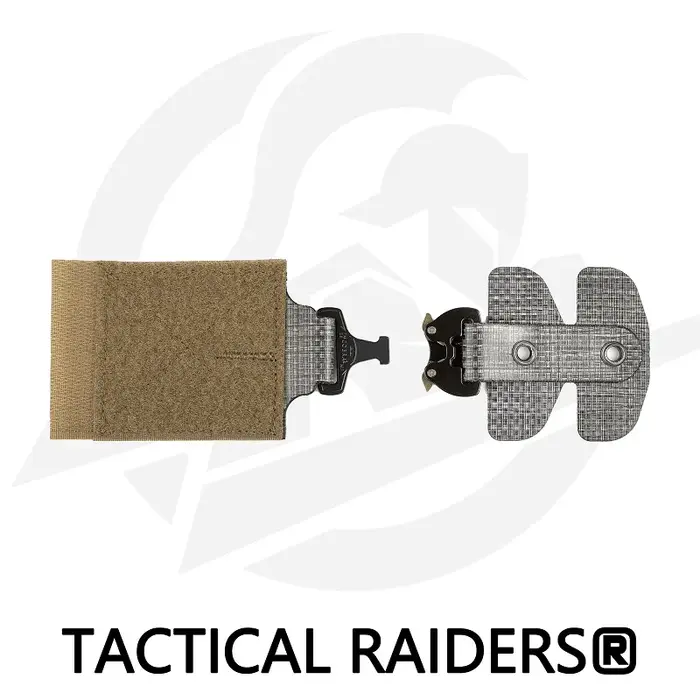 Plaque composite de gilet tactique, retrait rapide, ensemble de boucles en métal, dégagement rapide