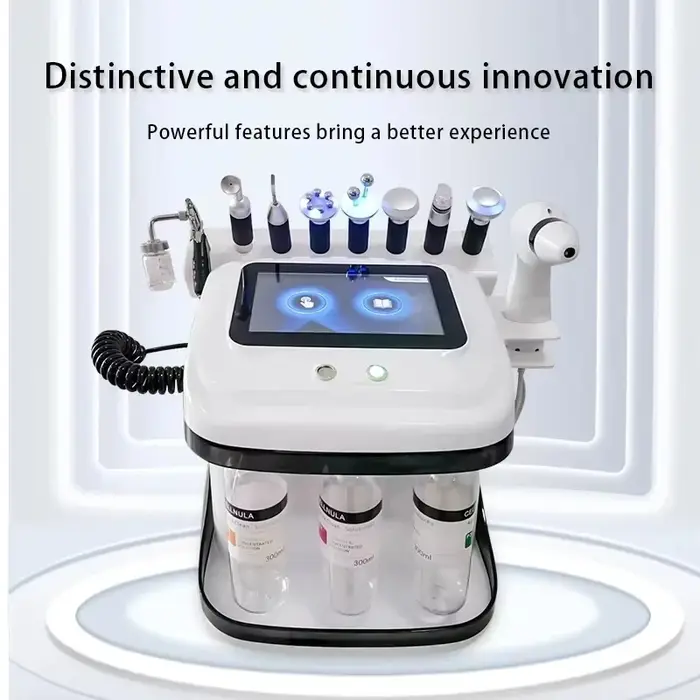 2025 10 en 1 H2o2 Aqua Peeling Lift Skin Bubble Hydratant Oxygène Hydro Machine faciale, Soins de la