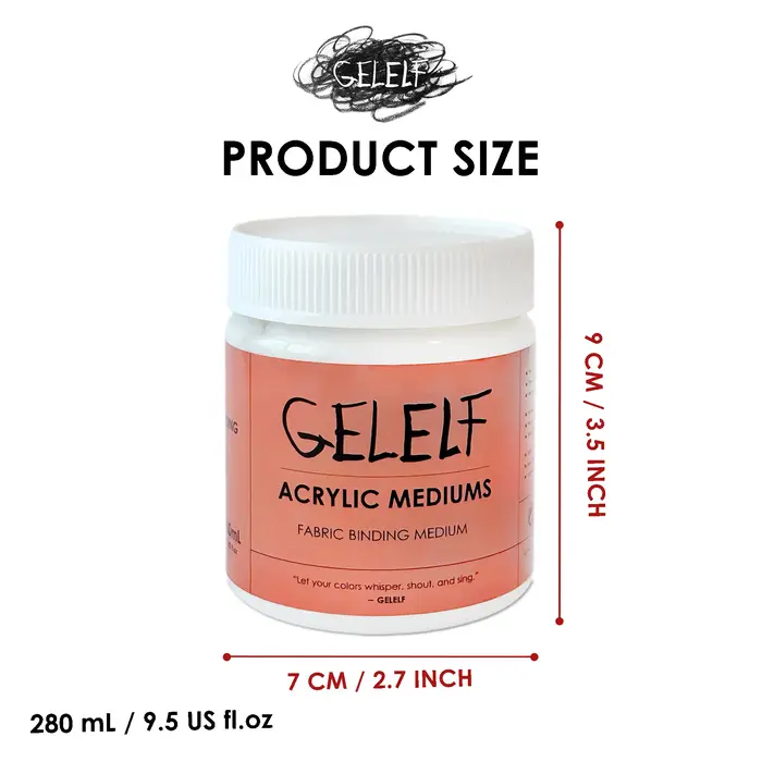 GELELF Medium de fixation pour tissus : Fixez l'impression sur le tissu avec des plaques de gel. Pou