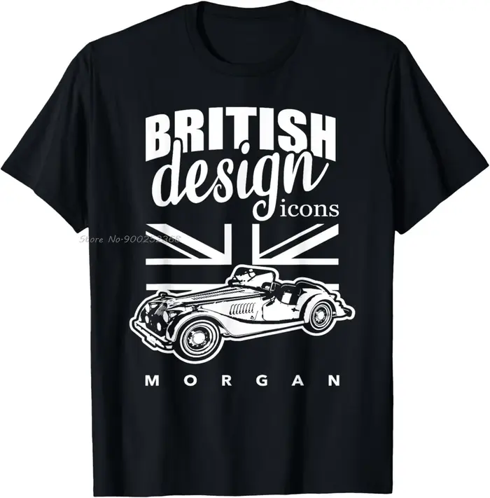 Morgan classique voiture T-Shirt drôle surdimensionné graphique t-shirts mode décontracté T-Shirt St