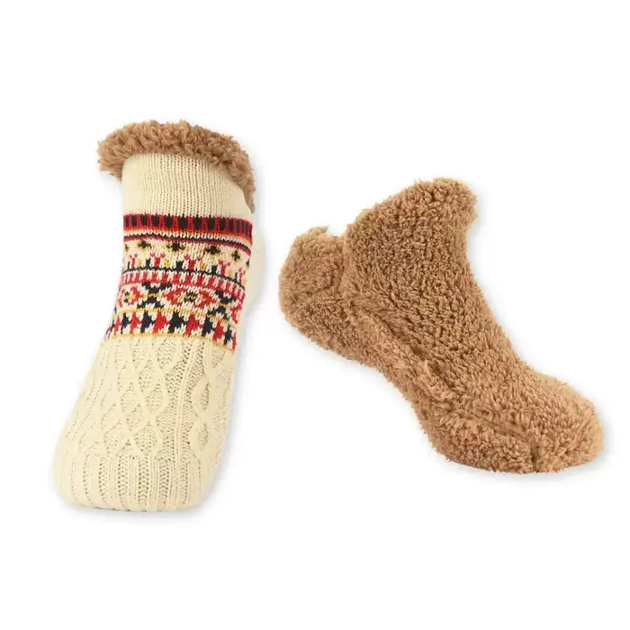 Chaussettes chaudes d'hiver épaisses unisexes pour chasse - Confort anti-dérapant pour intérieur et extérieur