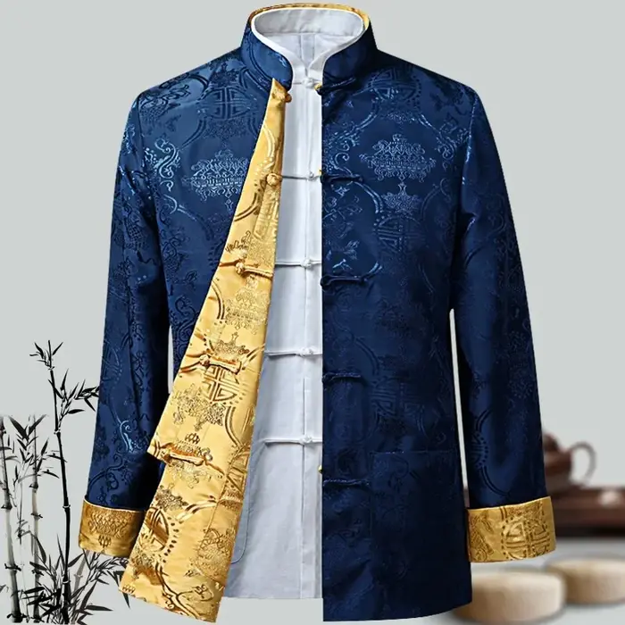 Chemises de Style chinois pour hommes, manteaux Kung Fu, costume Tang du nouvel an chinois, vêtement
