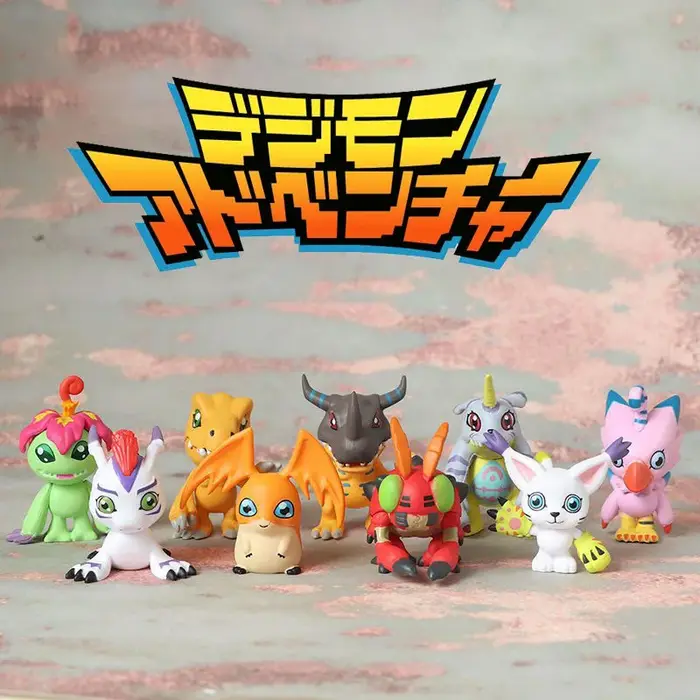 9 pièces/ensemble Digimon Digimon aventure Anime Figure modèle PVC Collection ornements Statue poupé