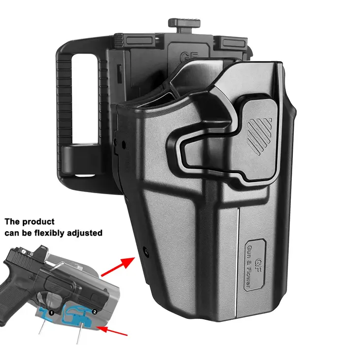 Étui universel OWB adapté à Glock//Beretta/Taurus/EAA/IWI/HK/Ruger/Springfield/CZ. Ceinture extérieu