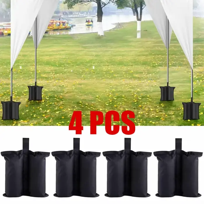 Équipement de camping, accessoires d'extérieur, poids pour pieds de gazebo de jardin, sacs de sable,