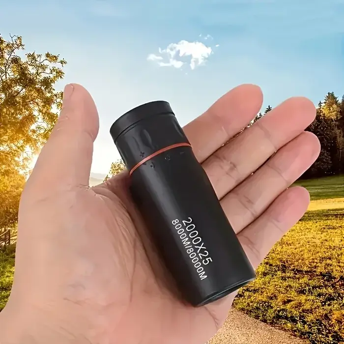 Jumelles 2000x25 haute définition portables pour voyage et observation outdoor - Télescope professionnel compact