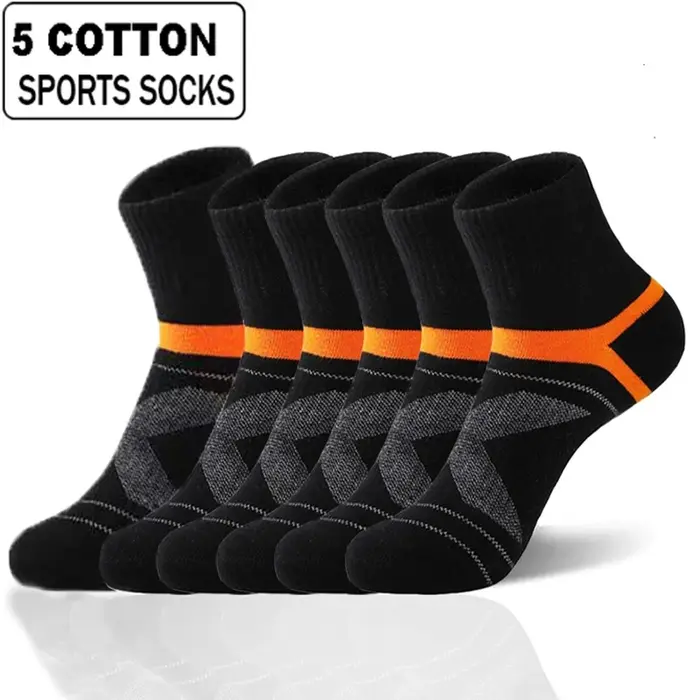 Chaussettes sport homme haute qualité 5 paires - Running hiver respirantes pour chasse et activités outdoor