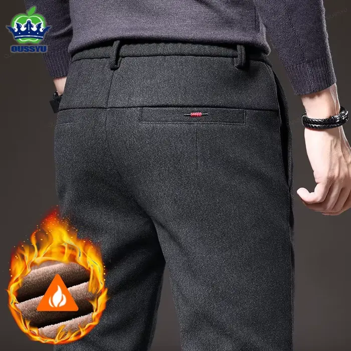 Pantalon hiver polaire homme chasse extérieur épais velours coton doux chaud confortable
