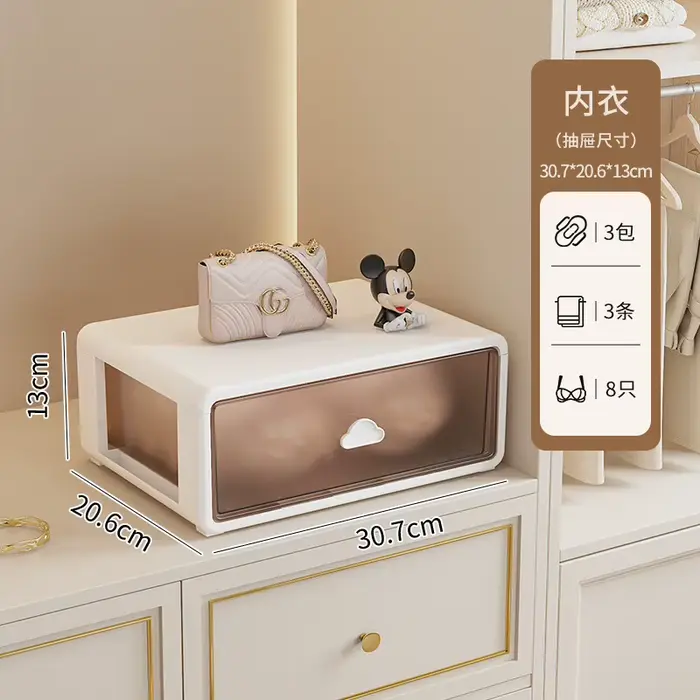 Boîte de rangement pour sous-vêtements, dédiée au rangement des chaussettes et des vêtements moulant